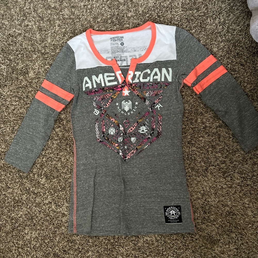 American Fighter 3/4 Sleeve